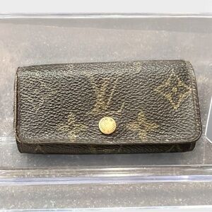 Louis Vuitton Brown Monogram Key Pouch